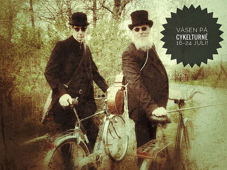 16e juli, 19:00 Väsen på cykelturné!